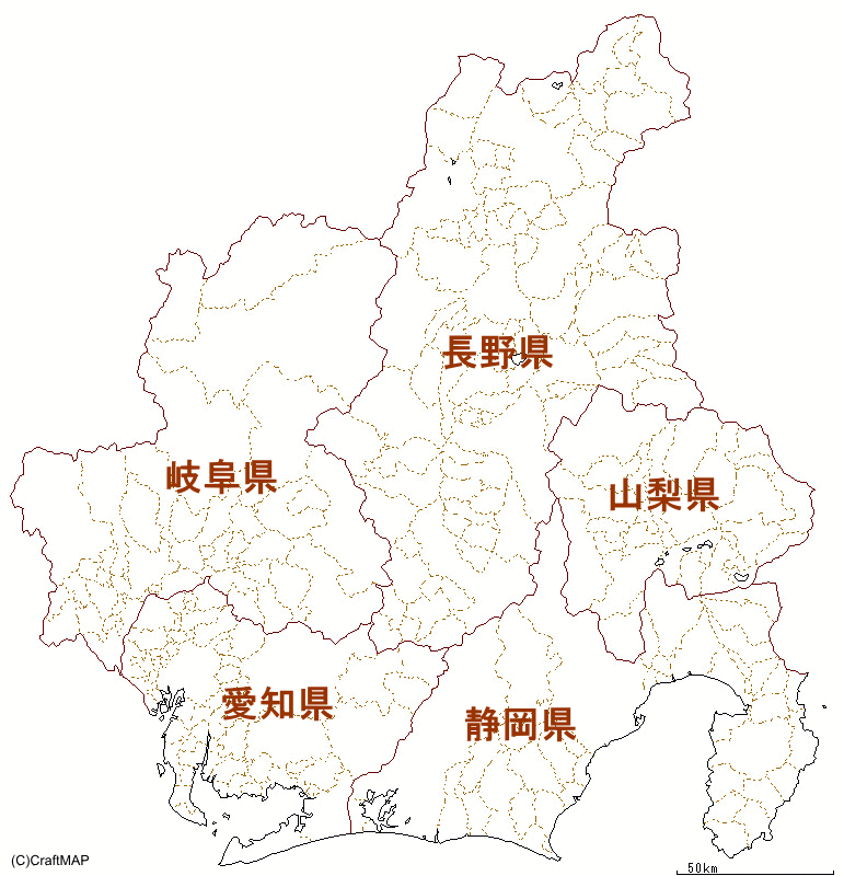 窓ガラスにフィルム施工エリア-静岡県、愛知県、岐阜県、長野県、山梨県