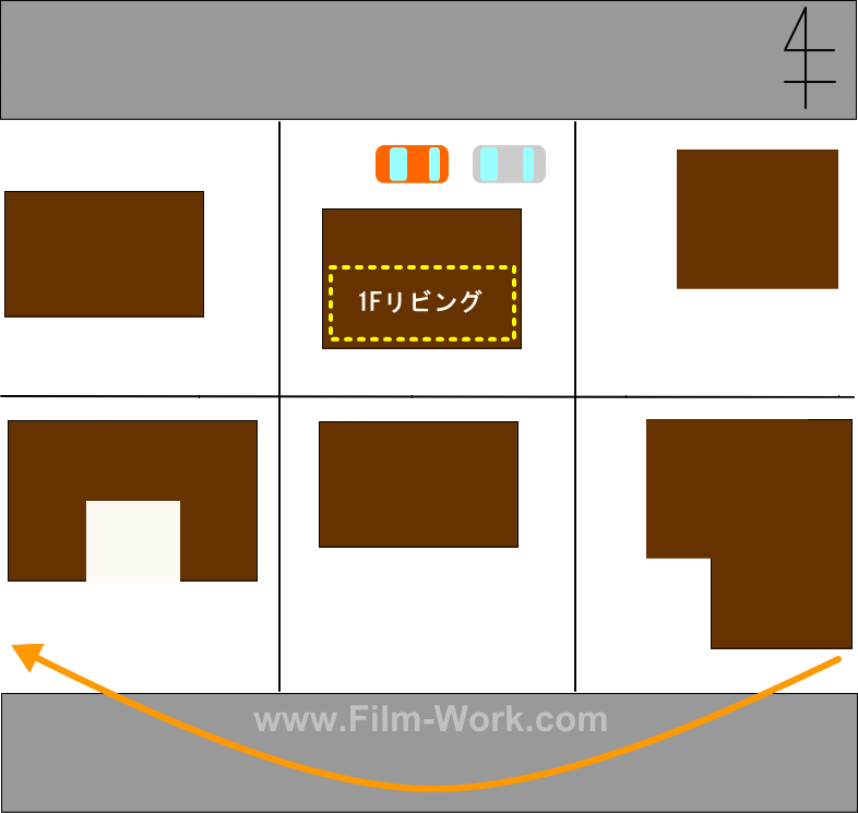 住宅地の土地と家