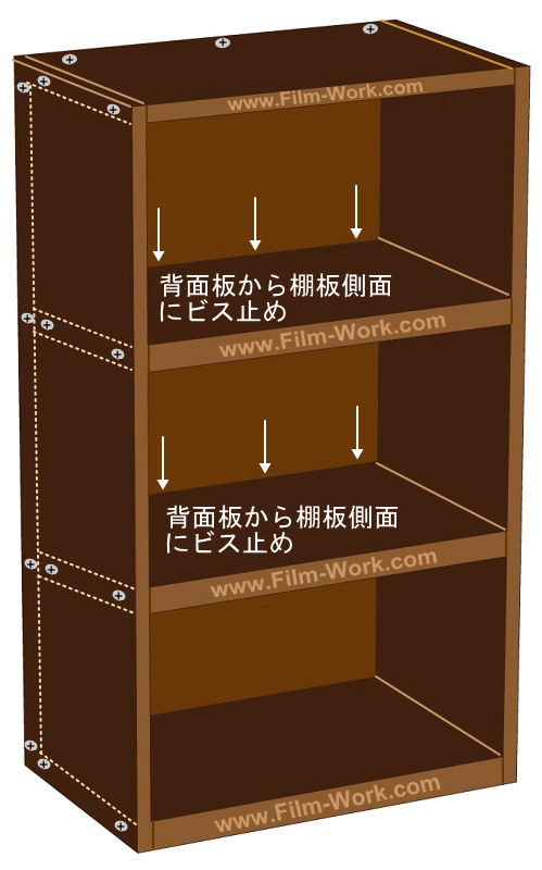 OSB合板でDIY本棚作り