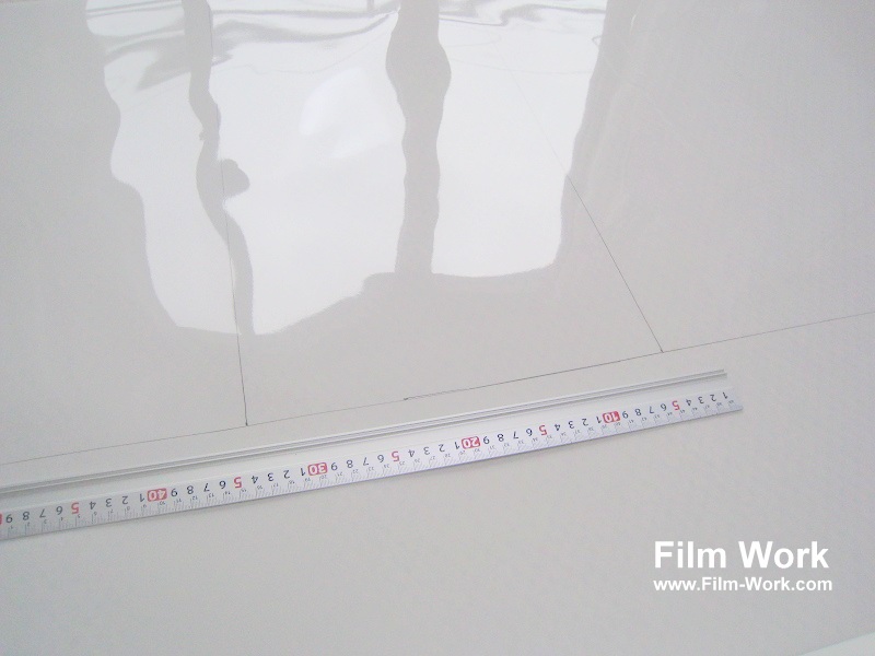 アクリル板に3M(TM)プラスチック基材用フィルムSH2CL-Pを施工 by Film Work/フィルムワーク